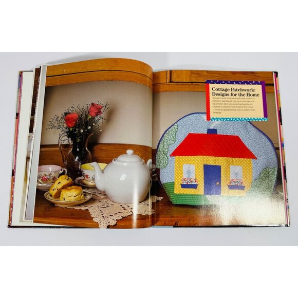 Romantic Patchwork & Quilting By Ciba Vaughan Hardcover 1989 Sewing & Craft Book - Picture 16 of 16